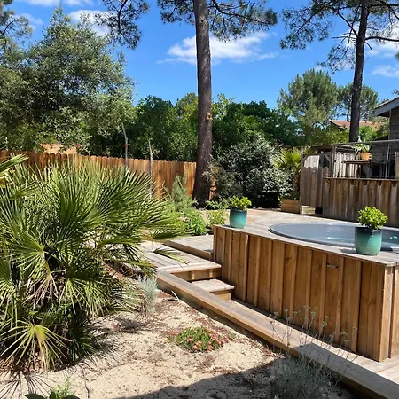 Villa Le Petit Havre In Summer Lacanau